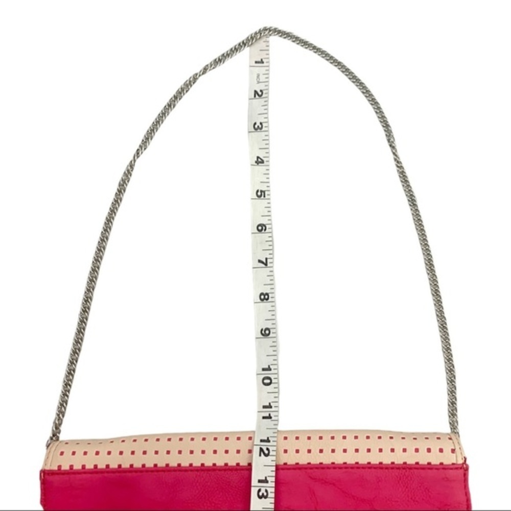 NWT Charming Charlie Yasmin Pink Chain Clutch Purse Women’s - Picture 5 of 14